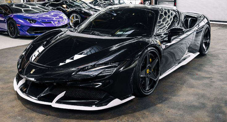 carrosserie automobile en carbone